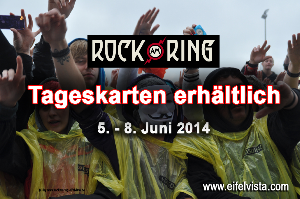 Ab sofort Tageskarten - Nur noch 5.000 Festival-Tickets für Rock am Ring