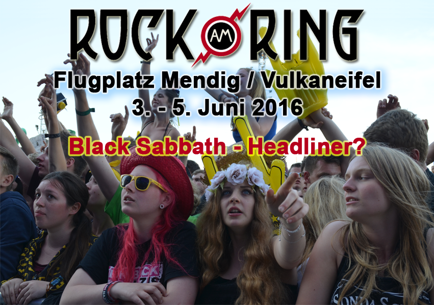 Black Sabbath erster Headliner auf Rock am Ring 2016? - Vorverkauf startet kommende Woche