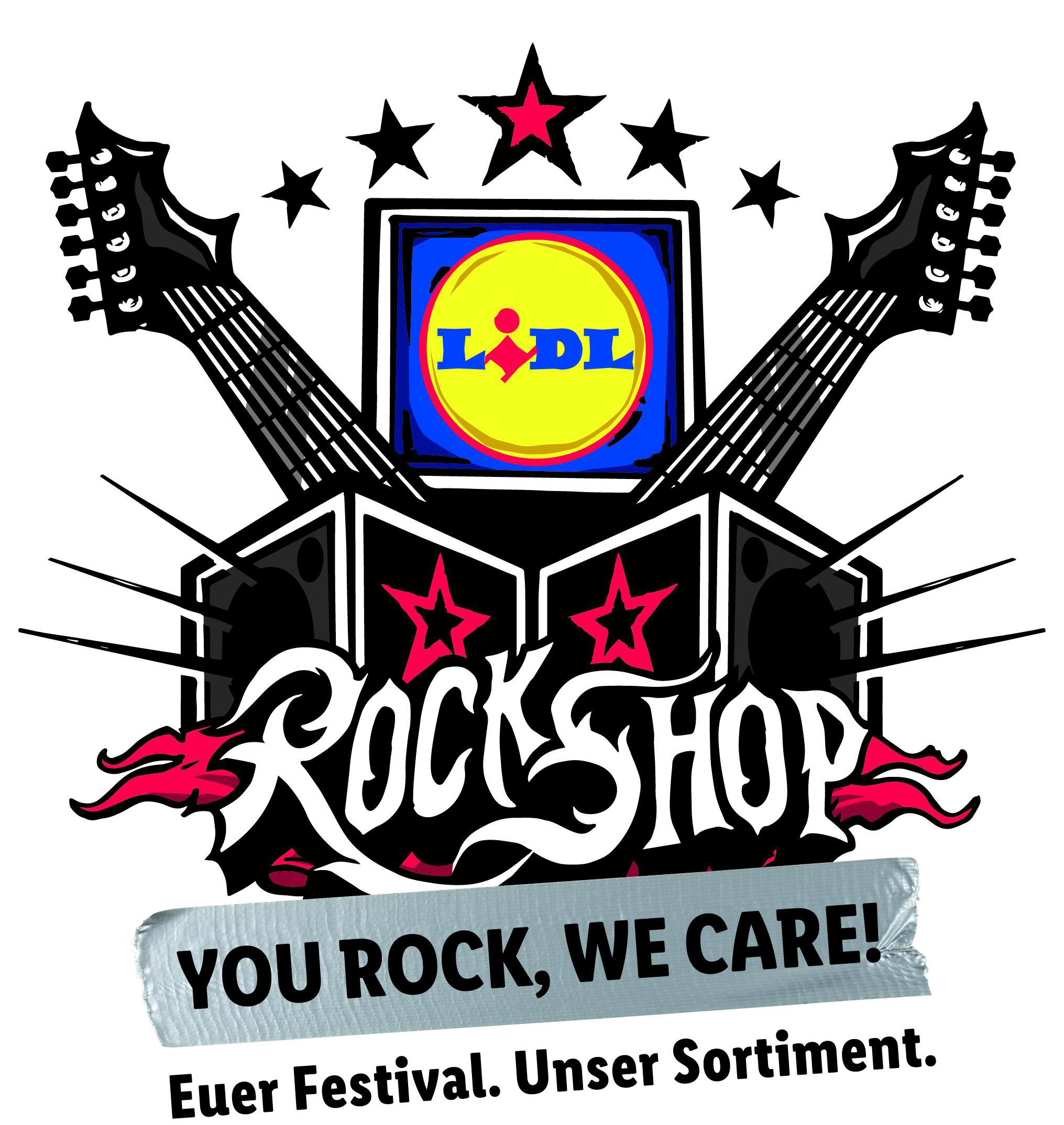 LIDL RockShop auf Rock am Ring 2017 - RockShop-Oma Jutta in Action