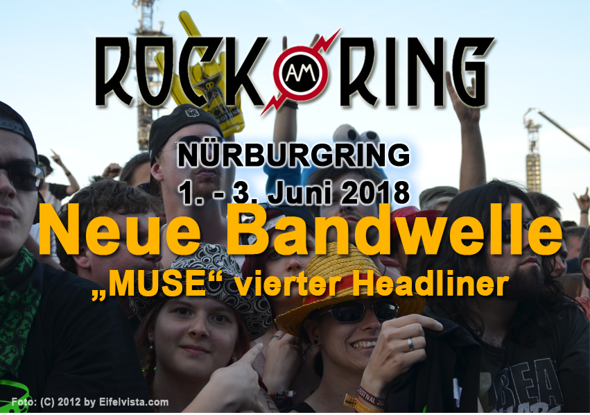 Neue Bandwelle: MUSE vierter Headliner bei Rock am Ring 2018