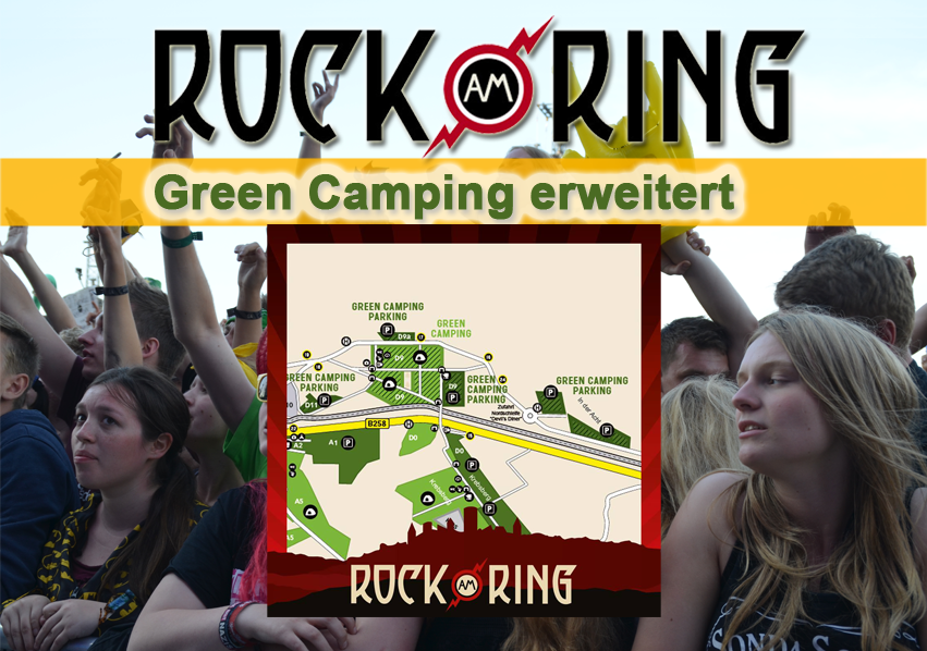 Große Nachfrage: Rock am Ring erweitert Green Camping Flächen